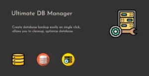 Ultimate DB Manager - WP Database Backup, Optimize