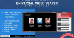 Universal Video Player for WPBakery Page Builder