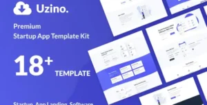 Uzino Startup App Elementor Template Kit