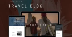 Vagabonds - Travel Blog Elementor Template Kit