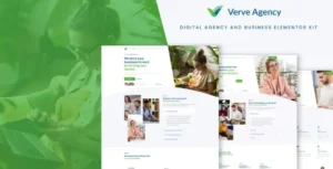 Verve - Creative & Business Elementor Template Kit