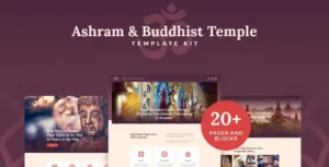 Vihara - Ashram & Oriental Buddhist Temple Elementor Template Kit