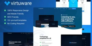 Virtuware - Saas & Digital Company Elementor Kit