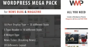 WP Mega Pack for News, Blog and Magazine