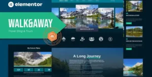 Walk&Away - Travel Blog & Tours Elementor Template Kit