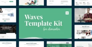 Waves - Startup Agency Elementor Template Kit