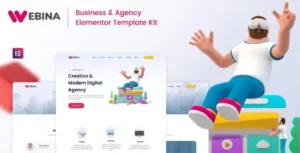 Webina - Business Agency & Startup Elementor Template Kit