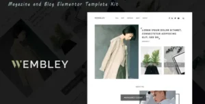 Wembley - Blog & Magazine Elementor Template Kit