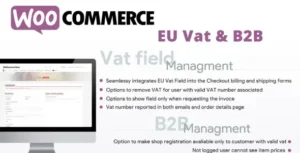 WooCommerce Eu Vat & B2B