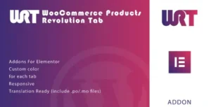 WooCommerce Products Revolution Tab for Elementor