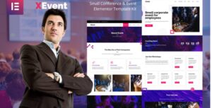 XEvent - Small Conference & Event Elementor Template Kit