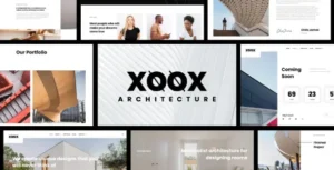 XOOX - Architecture Agency Elementor Template Kit