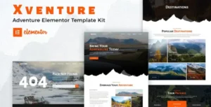 Xventure - Travel Elementor Template Kit