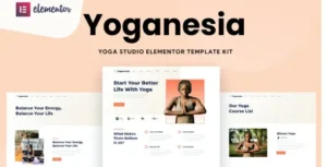 Yoganesia - Yoga Training Elementor Template Kit