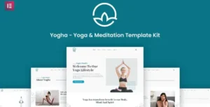 Yogha - Yoga & Meditation Elementor Template Kit