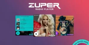 Zuper - Shoutcast Icecast Radio Player - Elementor