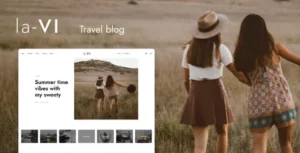 laVi - Travel Blog Elementor Template Kit