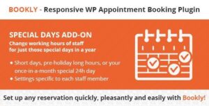 Bookly Pro Special Days Addon