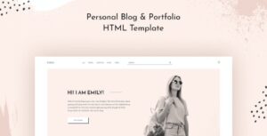 Emily – Personal Blog HTML Template