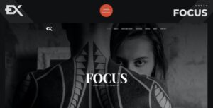 Focus - Photography Portfolio Template