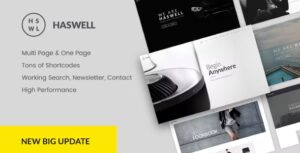 Haswell – Multipurpose One & Multi Page Template