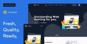 Hustbee – Hosting HTML Template