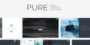 PURE - Sublime Coming Soon HTML Template