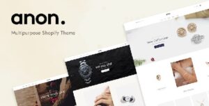 Anon - Minimal Responsive Shopify Theme