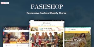 FashShop - Drag & Drop Bootstrap 4 Shopify Theme