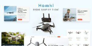 Hawki - Drone Single Product eCommerce Shopify