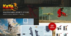 Kata Skateboard Sports Store Shopify Theme