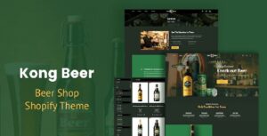 Kong - Alcohol, Beer & Liquor Store Shopify Theme