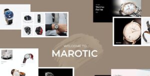 Marotic – Minimal & Clean Watch Shopify Theme