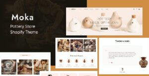 Moca - Ceramic Pots, Handmade Artist Shopify Theme