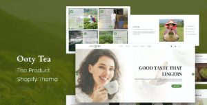 Ooty - Organic Tea Store Shopify Theme