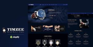 Timzee Shopify Watch Store & Digital Clock Theme